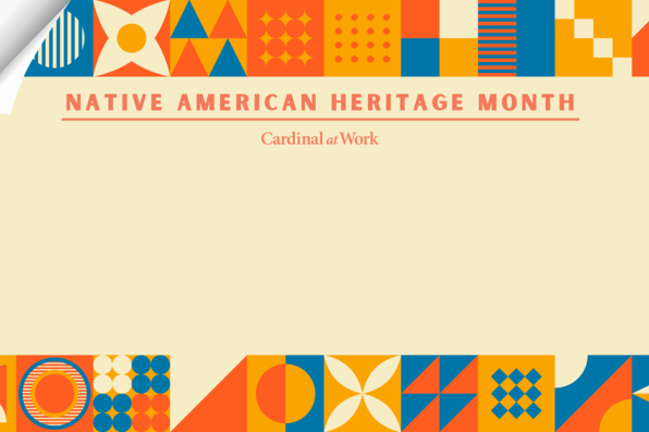 Native American Heritage Month Orange Patterns